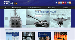 Desktop Screenshot of freetochoose.tv